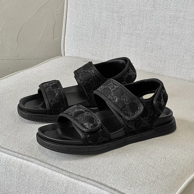 Cachiotti Beach Sandals Men's Black-2