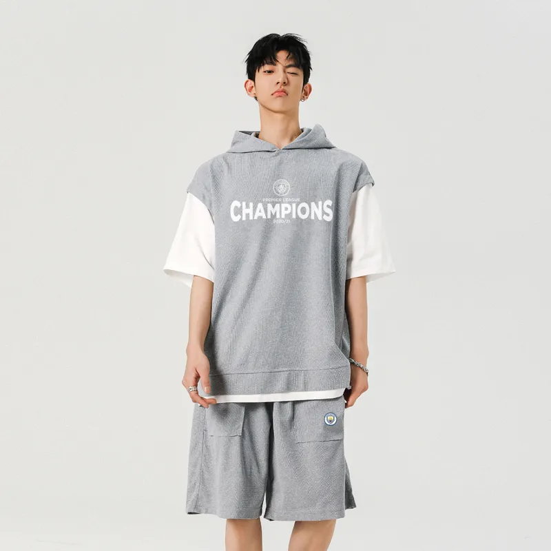 Manchester City F.C. Casual Sportswear Unisex 2 Piece Set-8