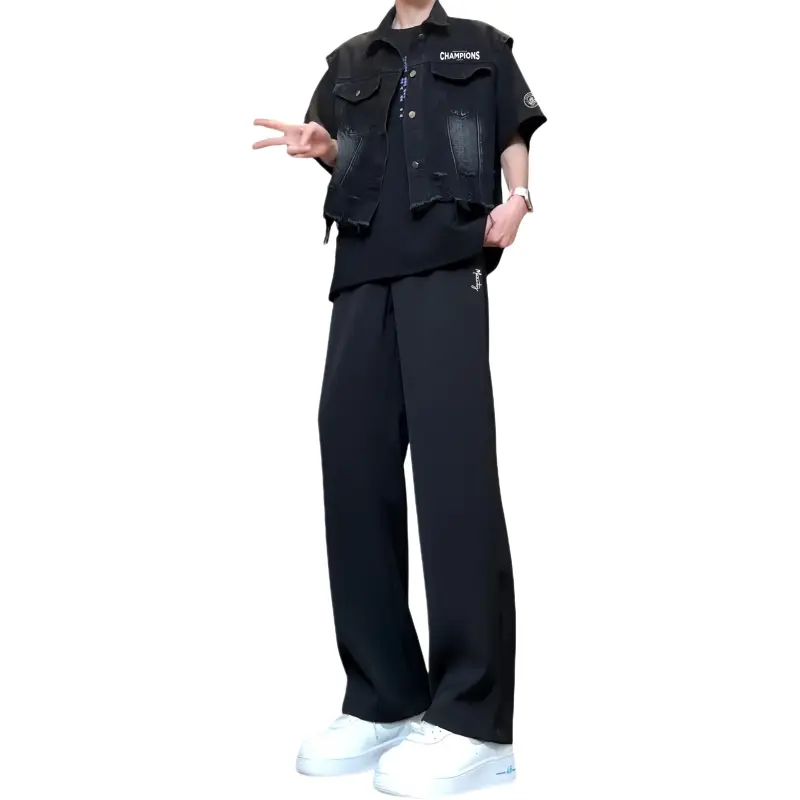 Manchester City F.C. Suit Trouser Unisex Black-1