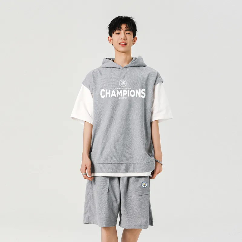 Manchester City F.C. Casual Sportswear Unisex 2 Piece Set-7