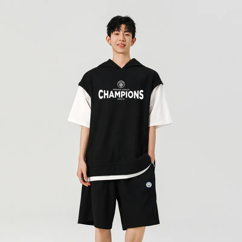 Manchester City F.C. Casual Sportswear Unisex 2 Piece Set-2