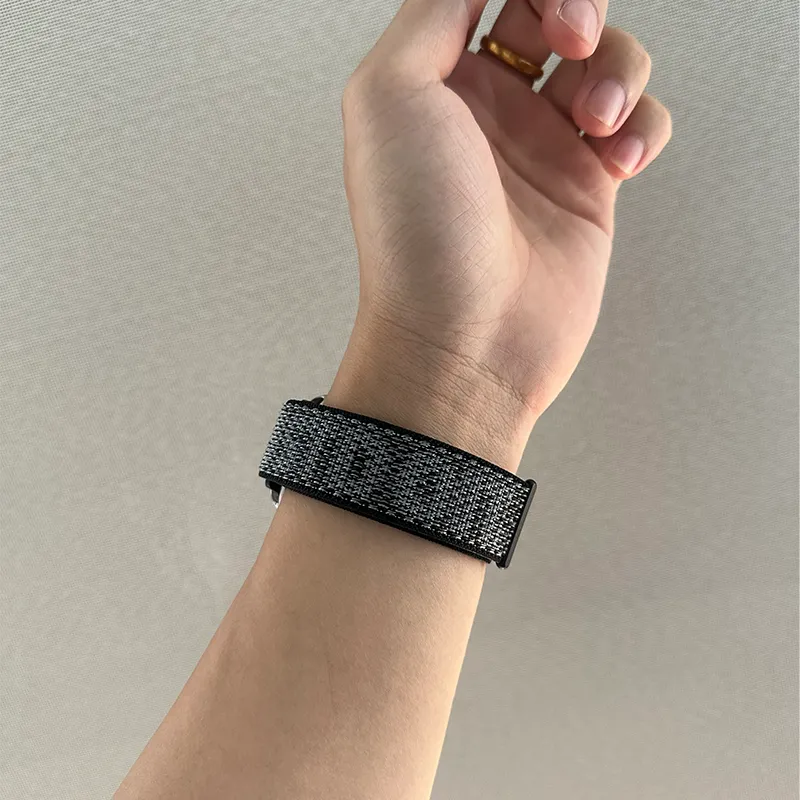 LEAPRUN Watch Band Apple Compatibility 214mm Nylon Material-6