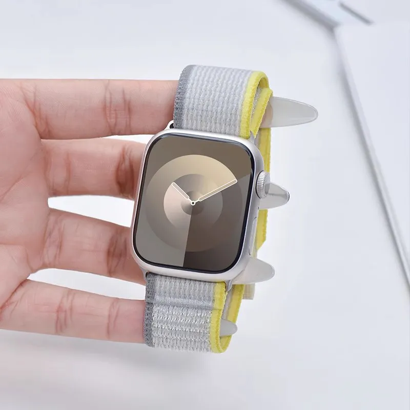 LEAPRUN Watch Band Apple Compatibility Nylon Material-1