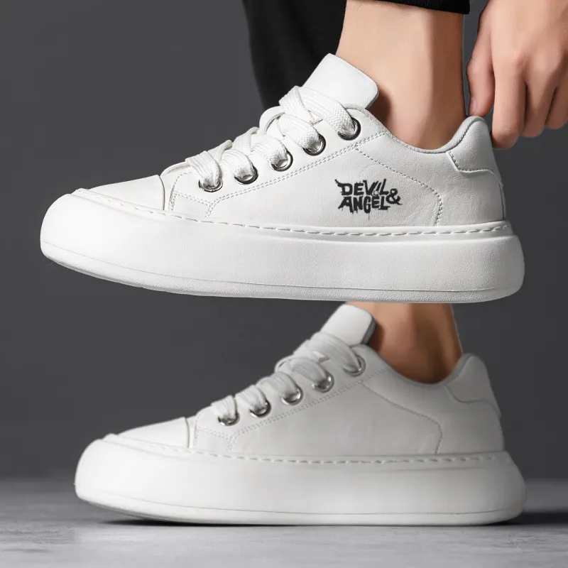 DEVIL AND ANGEL Slip Resistant And Abrasion Resistant Coverage Low Top Skateboard Shoes Men's-3