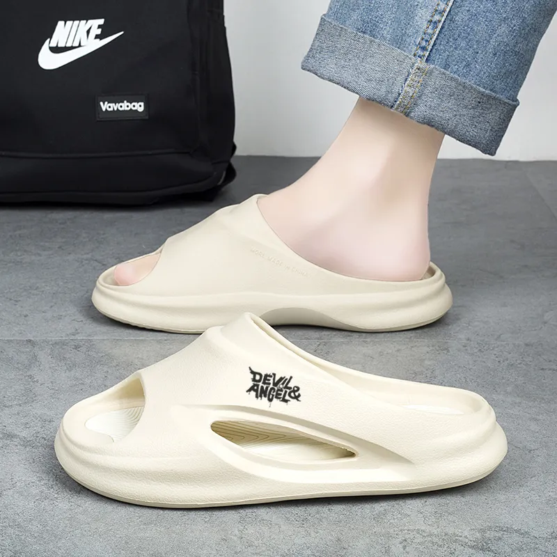 DEVIL AND ANGEL Slip Resistant Slide Slippers Unisex-8
