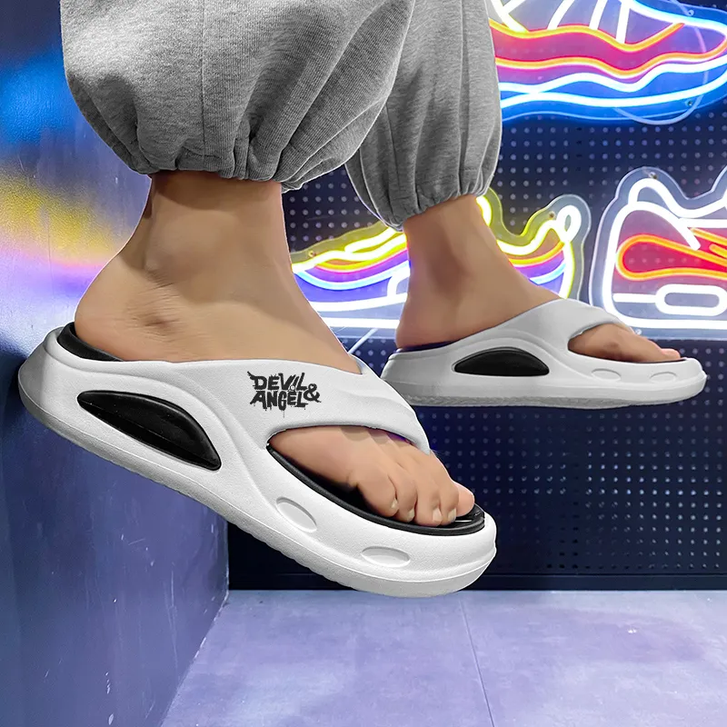 DEVIL AND ANGEL EVA Abrasion Resistant Slip Resistant Flip Flops Men's-3
