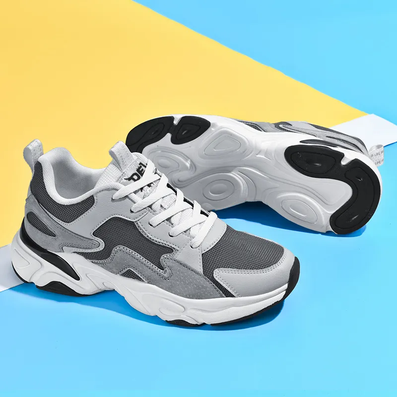 DEVIL AND ANGEL Breathable And Slip Resistant Low Top Chunky Sneakers Men's-9
