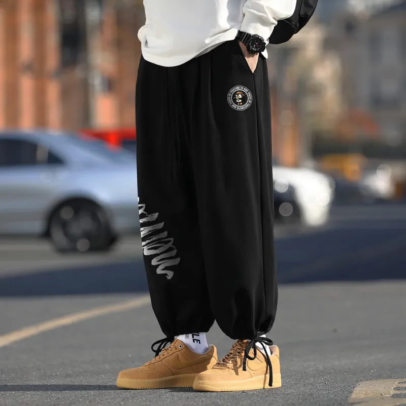 PUPU ALIENS Casual Pants Unisex Black-3