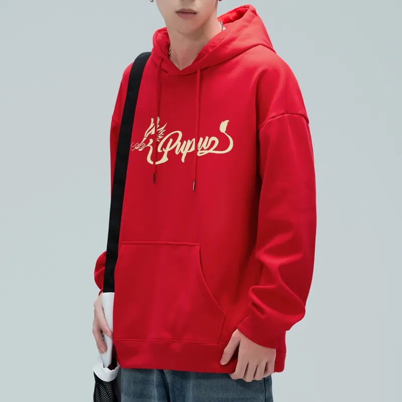 PUPU ALIENS Sweatshirt Unisex Red-6