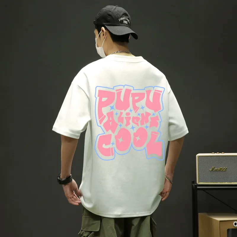 PUPU ALIENS T-Shirt Summer Unisex-4