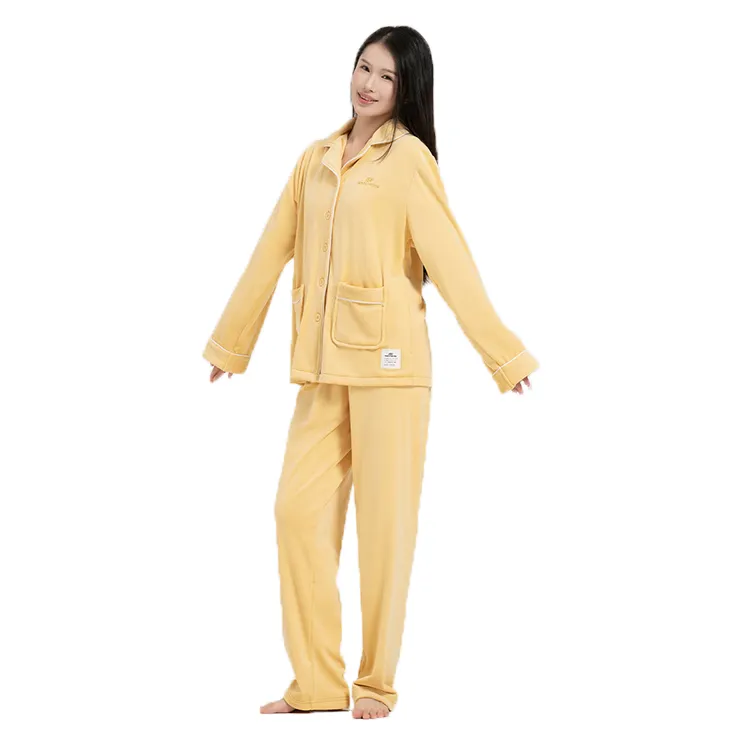 Skechers Pajama Set Women's Bean Yellow-2