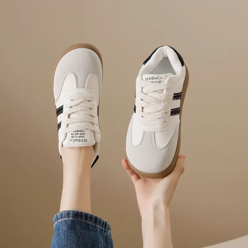 Komanic German Army Trainers Low Top Casual Shoes Women's-11