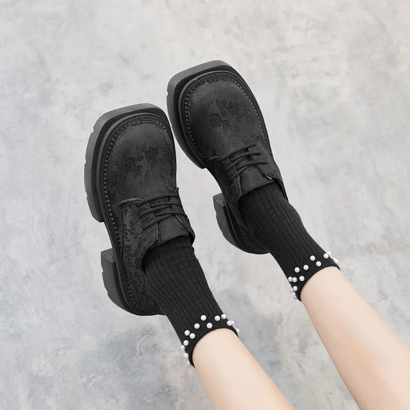 Komanic Loafers Women's Black/White-16