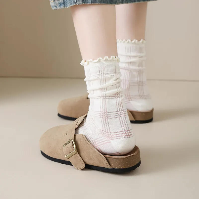 Komanic Stitching Closed Toe Slippers Unisex-3