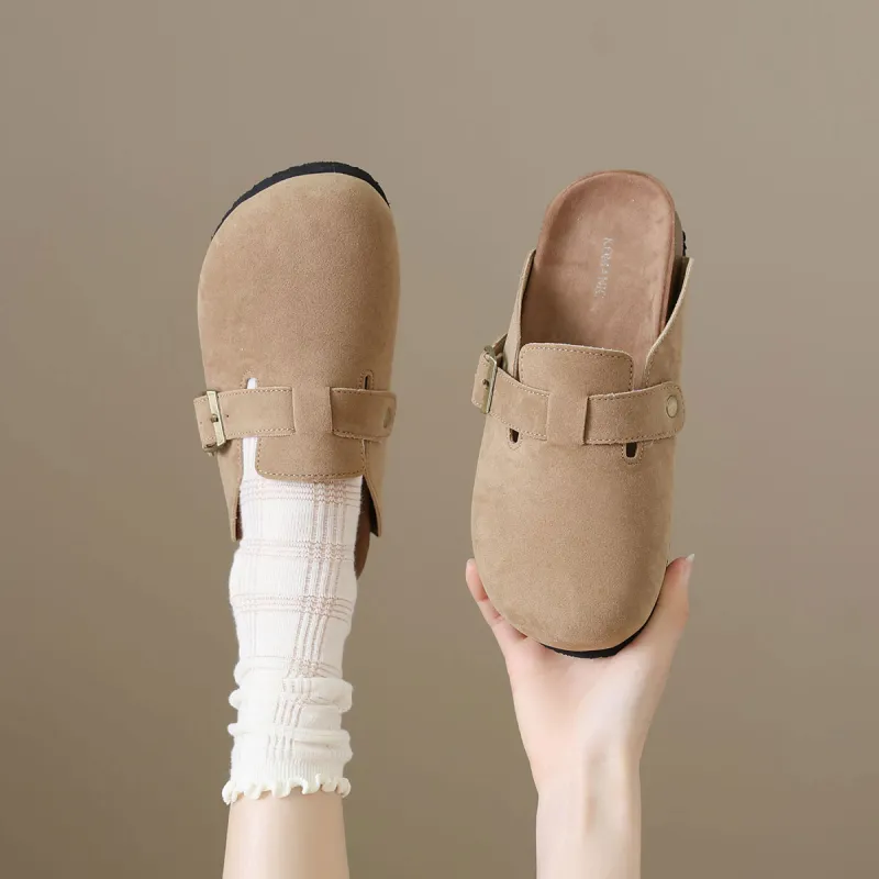 Komanic Stitching Closed Toe Slippers Unisex-1