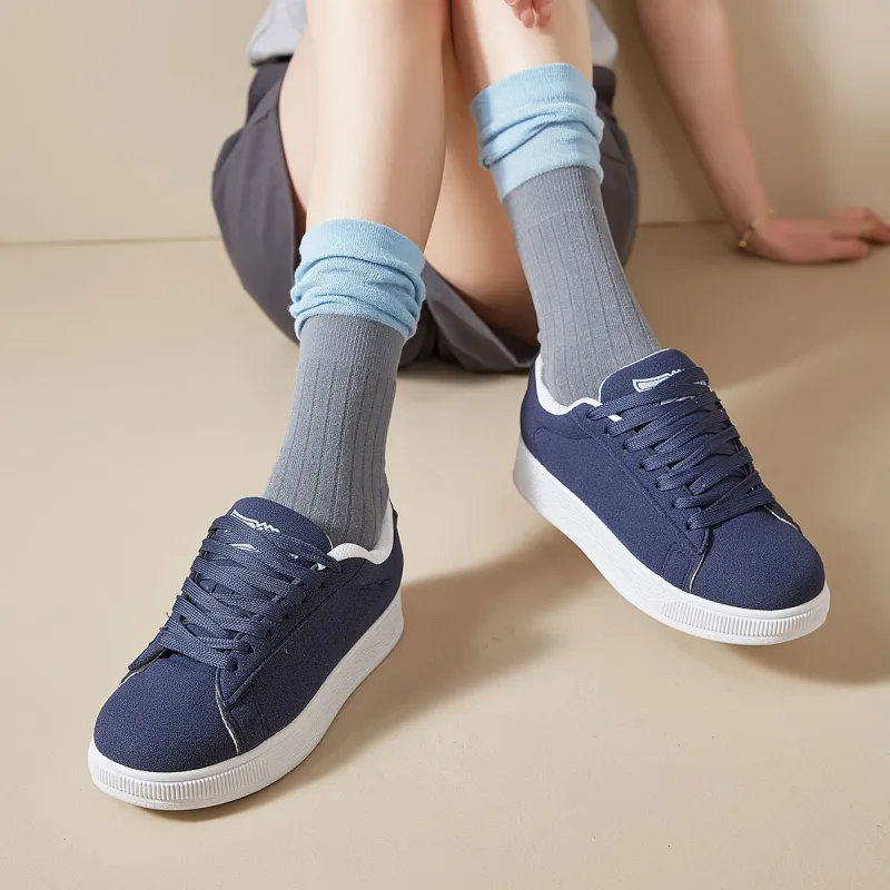 Komanic Couple's Hong Kong Chic Women's Lightweight, Breathable, And Slip Resistant Low Top Puffy Shoes Women's Black-12