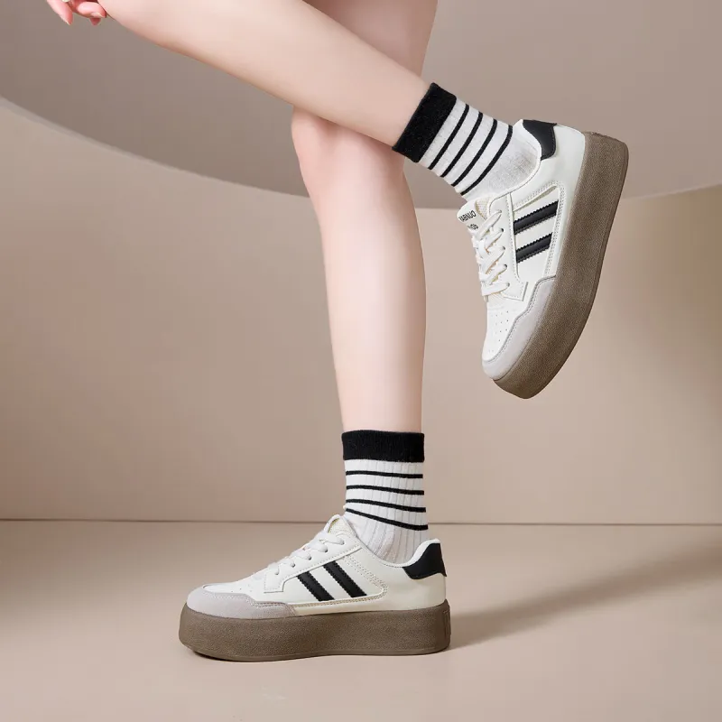 Komanic German Army Trainers Low Top Skateboard Shoes Women's-2