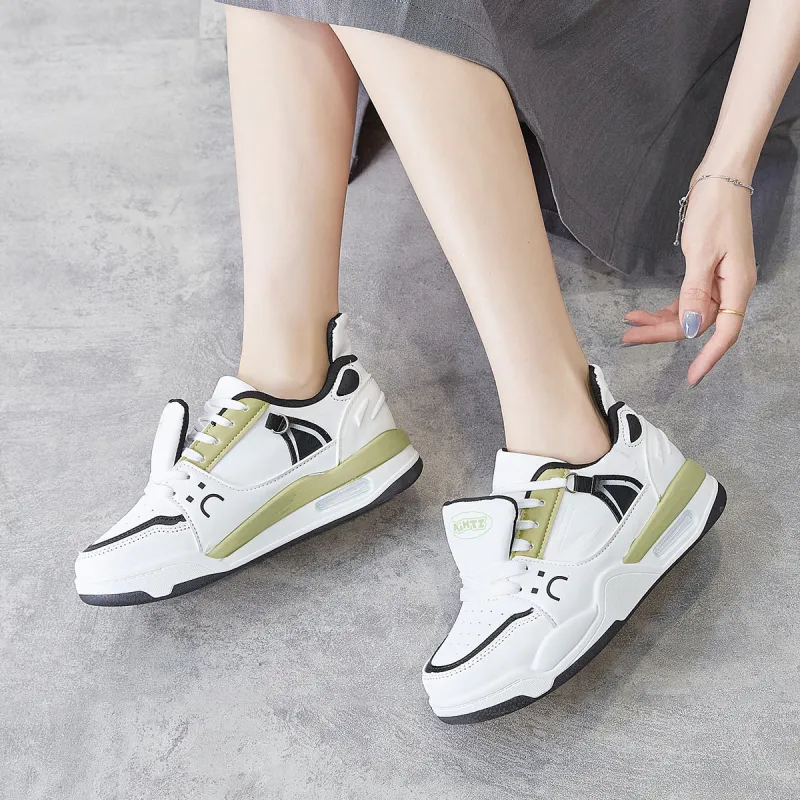 Komanic Puffy Shoes Lightweight Low Top Casual Shoes Women's-11