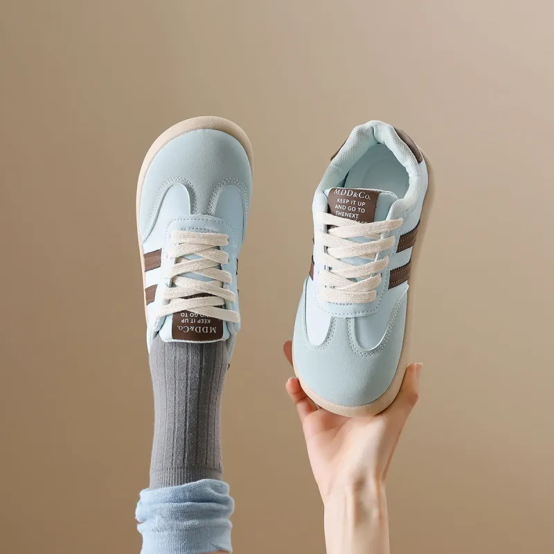 Komanic German Army Trainers Low Top Casual Shoes Women's-17