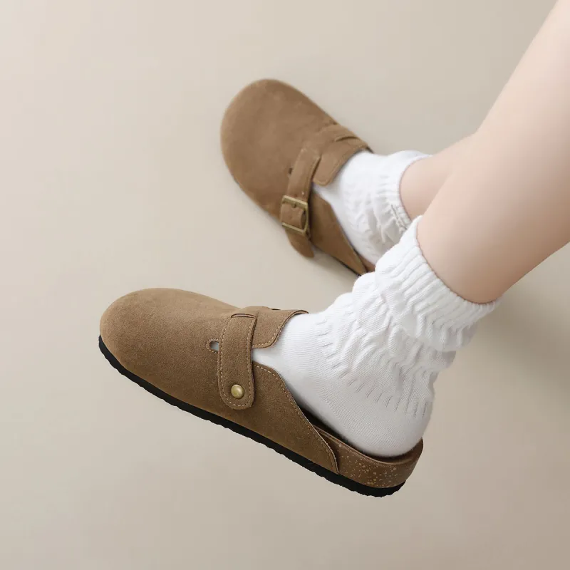 Komanic Stitching Closed Toe Slippers Unisex-10