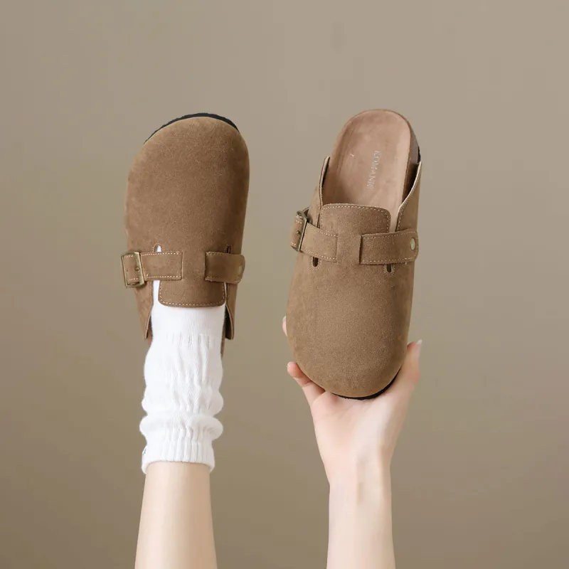 Komanic Stitching Closed Toe Slippers Unisex-9