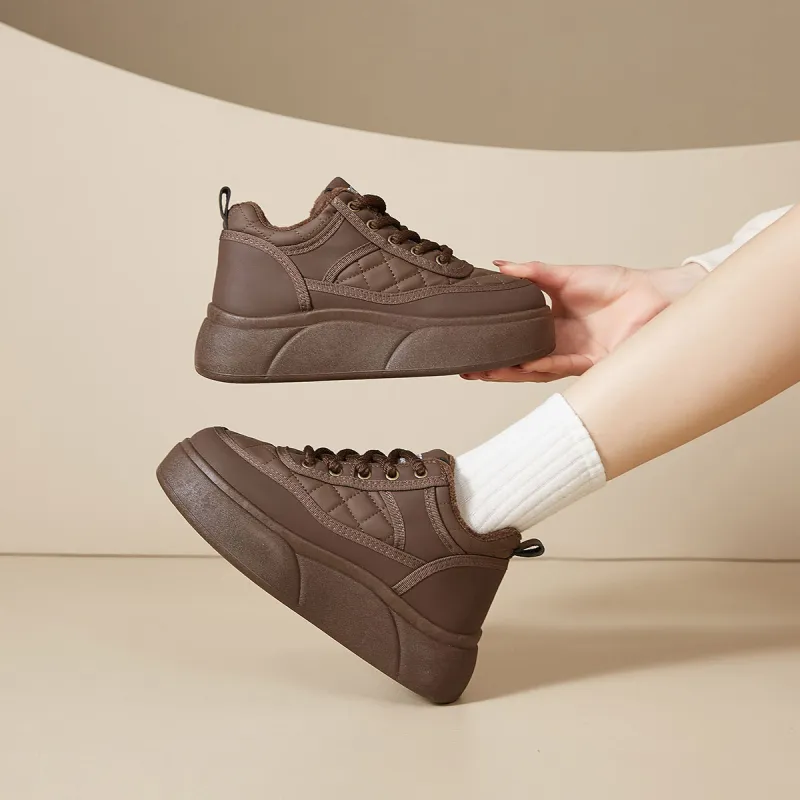 Komanic Insulated High Top Casual Shoes Women's-13