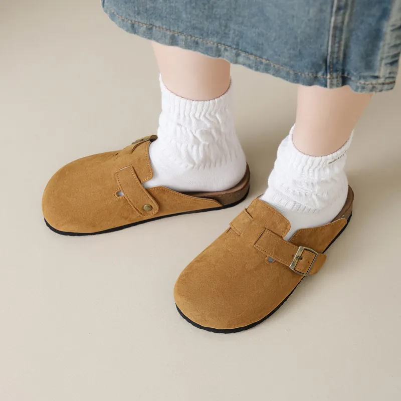 Komanic Stitching Closed Toe Slippers Unisex-18