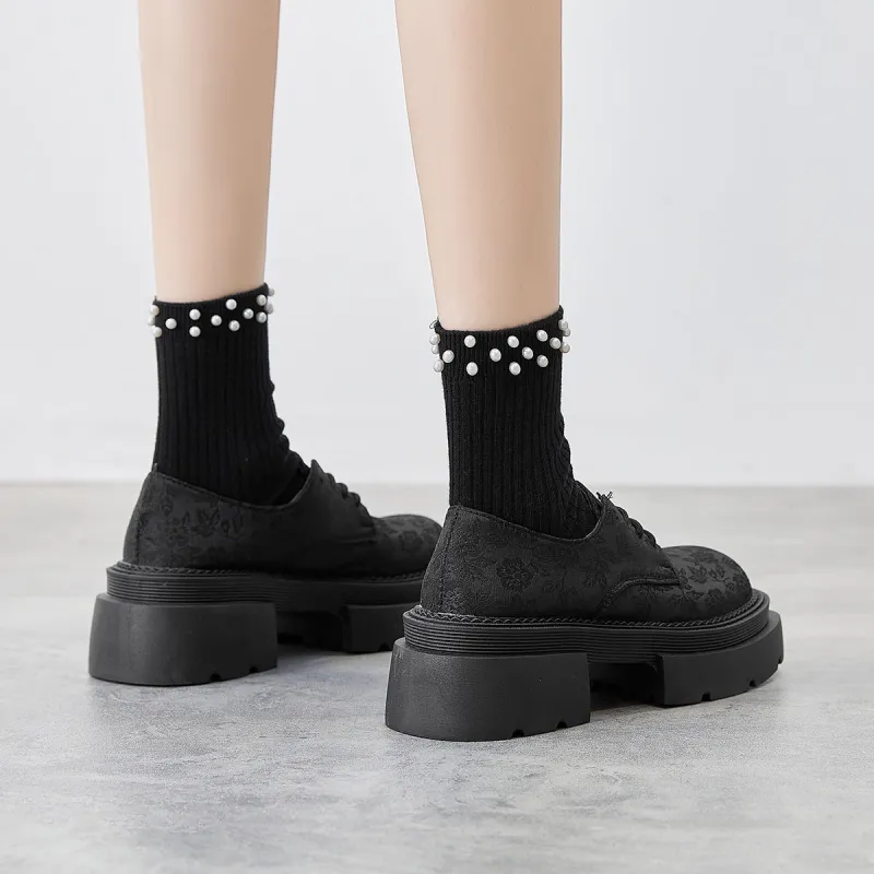 Komanic Loafers Women's Black/White-14