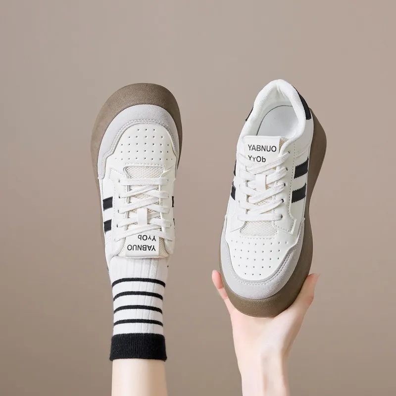 Komanic German Army Trainers Low Top Skateboard Shoes Women's-5