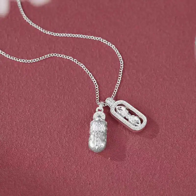 AFN 925 Sterling Silver Necklaces Unisex-5