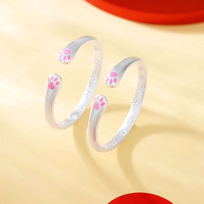 AFN 999 Fine Silver Bangles Kids'-2