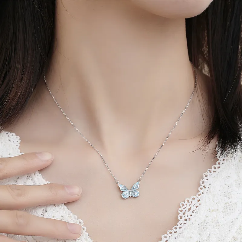 AFN 925 Sterling Silver Necklaces Women's-1