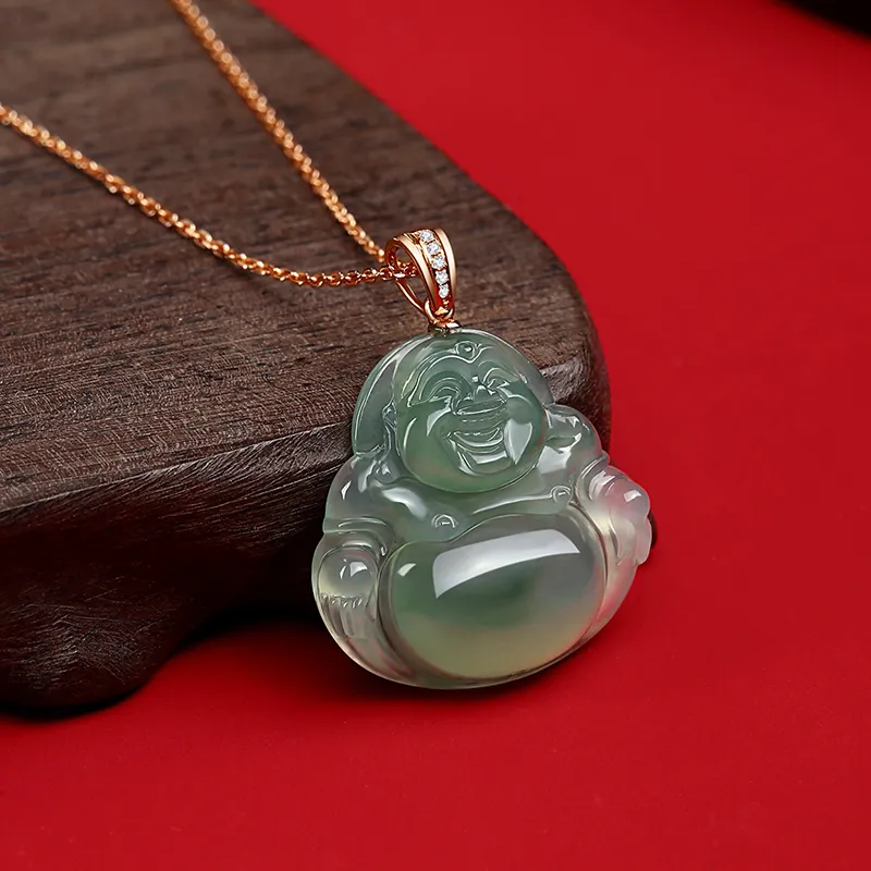 AFN High Ice Jade Jadeite Necklaces Women's-1