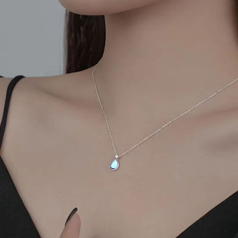AFN 925 Sterling Silver Necklaces Women's-5