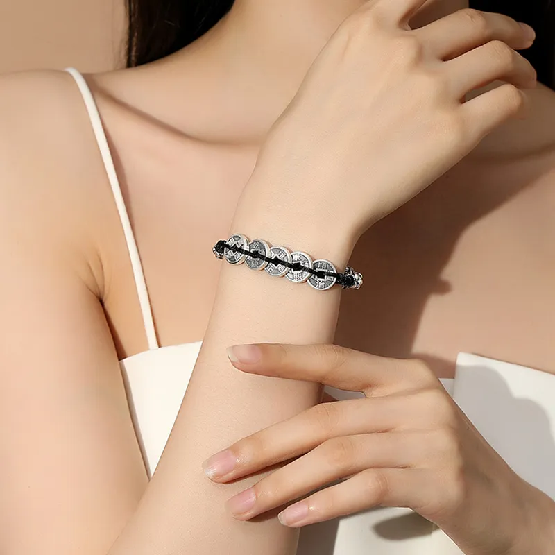 AFN 999 Fine Silver Pure Silver Bracelets Men's-5