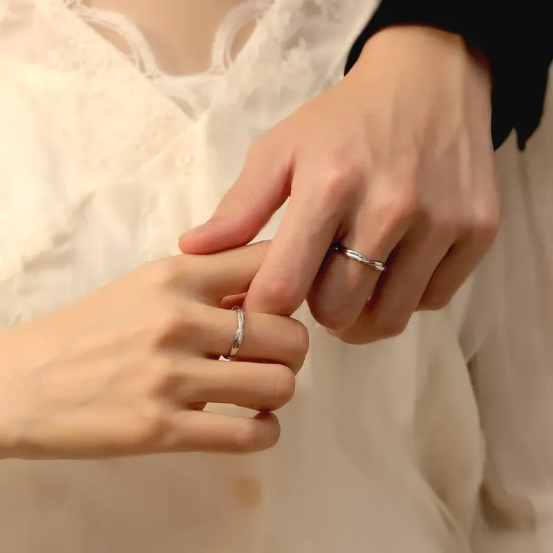 AFN S999 Fine Silver Rings Unisex-1
