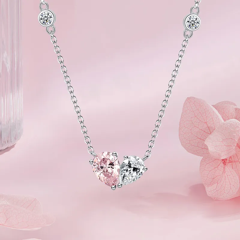 AFN 925 Sterling Silver Necklaces Women's-5