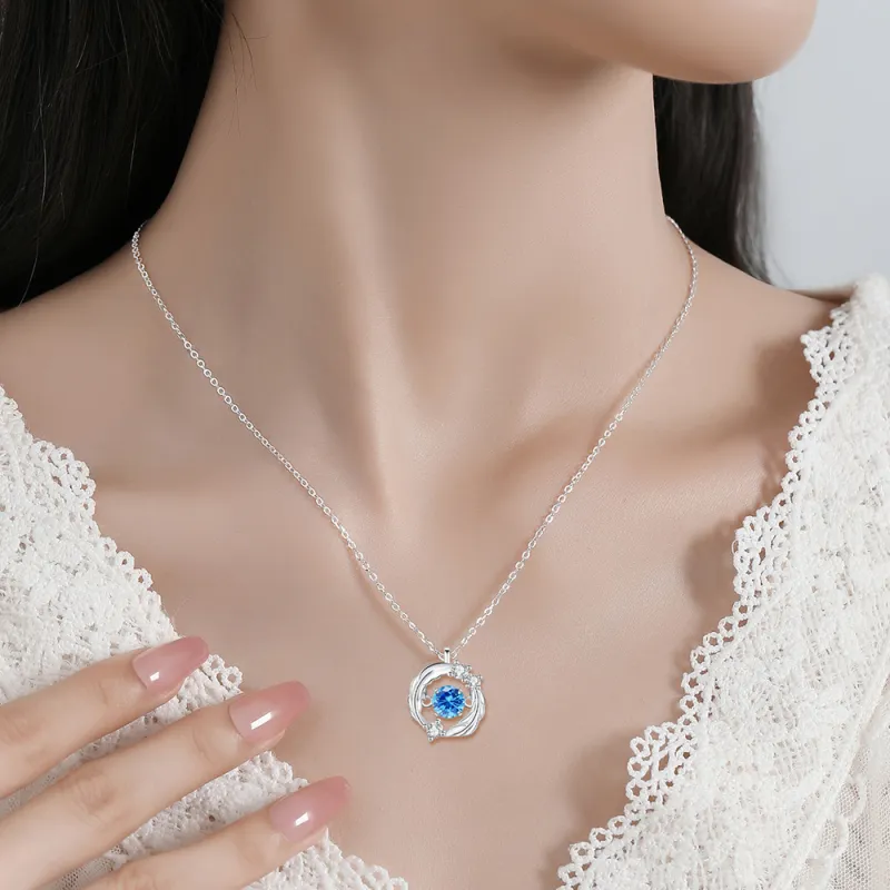 AFN 925 Sterling Silver Necklaces Women's-11