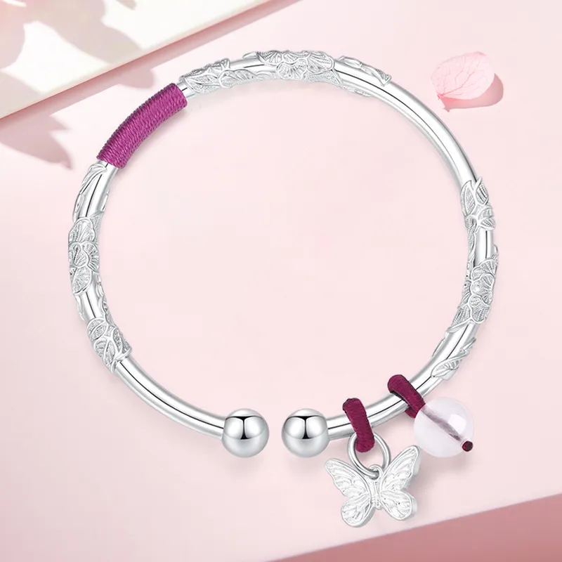 AFN 999 Fine Silver Bangles Women's-4