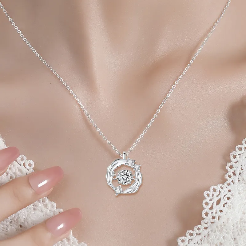 AFN 925 Sterling Silver Necklaces Women's-3