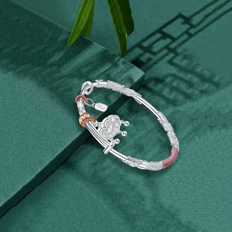 AFN 999 Fine Silver Bangles Women's-3