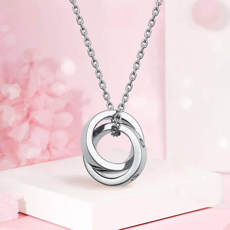 AFN 925 Sterling Silver Necklaces Women's-3