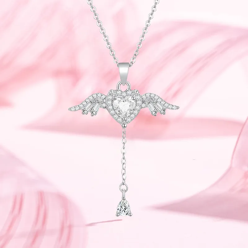 AFN 925 Sterling Silver Necklaces Women's-4