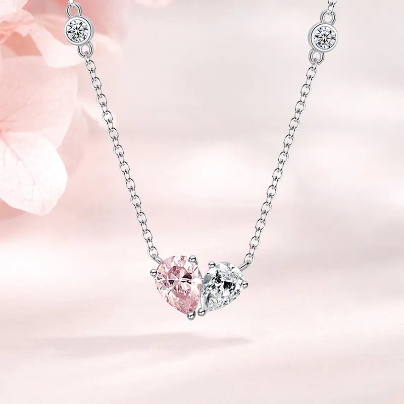 AFN 925 Sterling Silver Necklaces Women's-4
