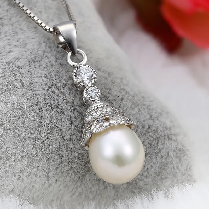 AFN Freshwater Pearl Necklaces Women's-4