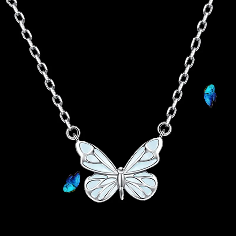 AFN 925 Sterling Silver Necklaces Women's-3