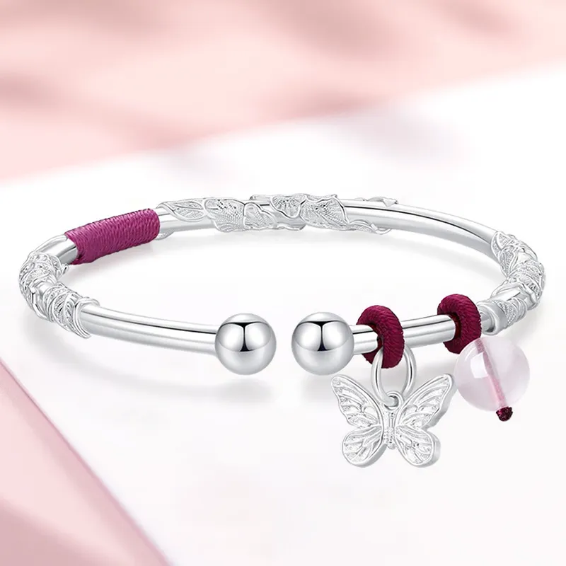 AFN 999 Fine Silver Bangles Women's-5