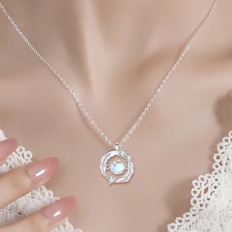 AFN 925 Sterling Silver Necklaces Women's-8
