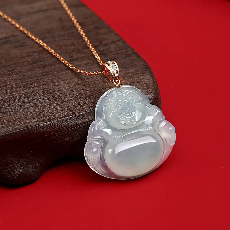 AFN High Ice Jade Jadeite Necklaces Women's-8