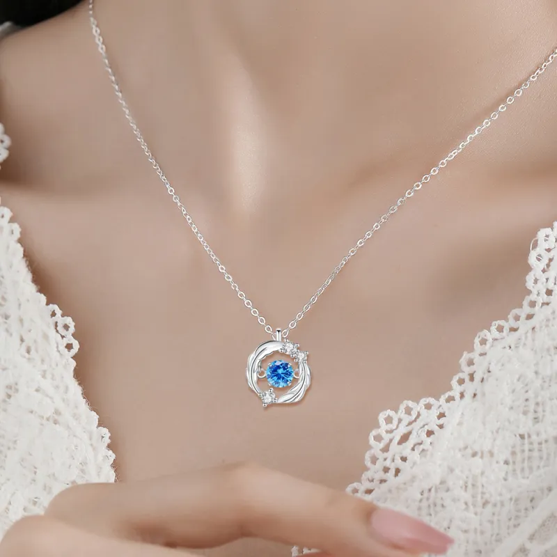 AFN 925 Sterling Silver Necklaces Women's-14